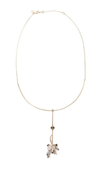 Anna Sheffield Butterfly Drop Pendant On Torque