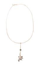 Anna Sheffield Butterfly Drop Pendant On Torque