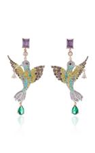 Anabela Chan Hummingbird 18k Gold Vermeil Multi-stone Earrings