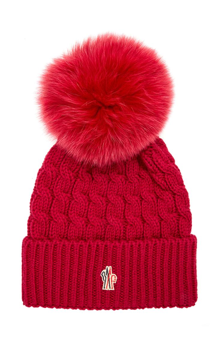 Moncler Genius Knitted Cashmere And Wool Pom Hat