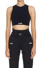 Moda Operandi Off-white C/o Virgil Abloh Active Seamless Net Crop Top Size: S/m