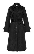 Sea Snake-effect Trench Coat