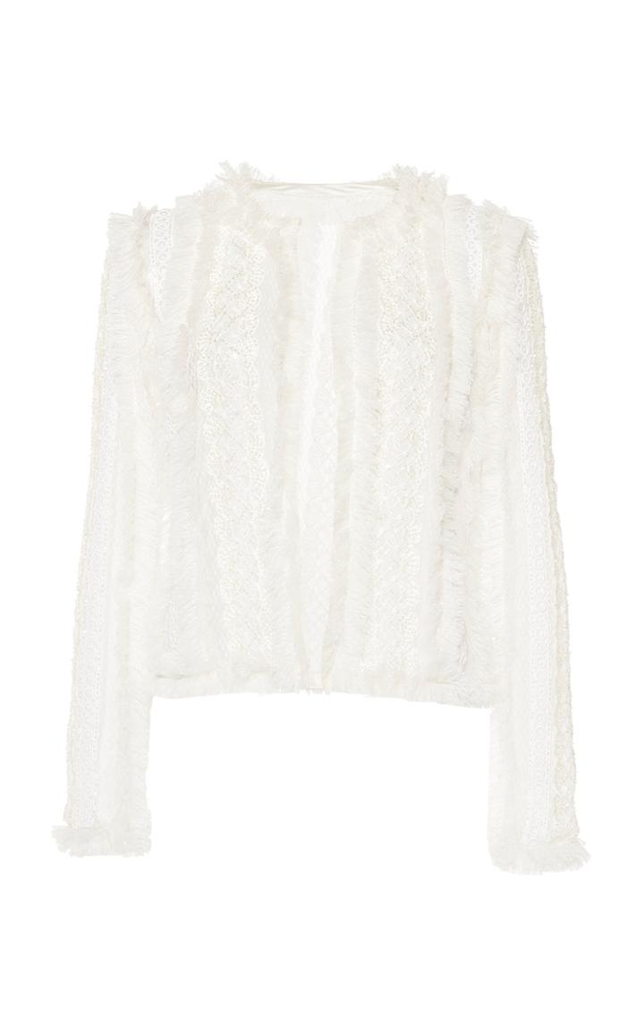Zuhair Murad Sheer Lace Jacket