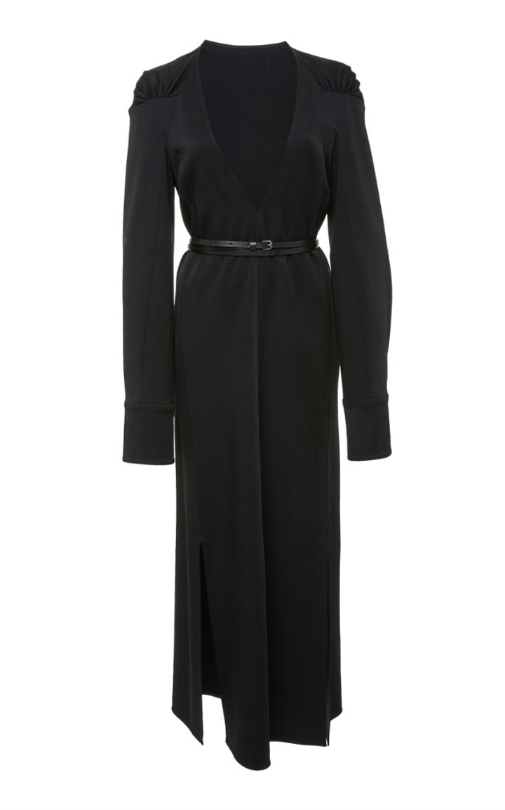 Victoria Beckham Satin Midi Dress