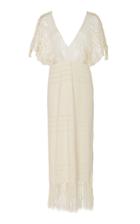 Jaline Bianca Handwoven Cotton Midi Dress
