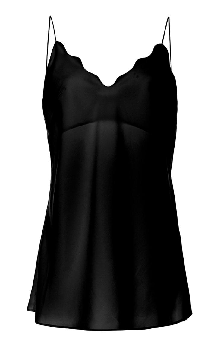 Acler Aviel Scalloped V-neck Cami Size: 4
