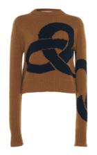 Victoria Beckham Knot-intarsia Cashmere Sweater