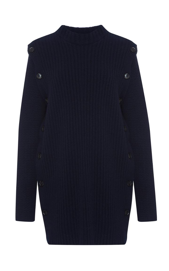 Marni Mock Neck Virgin Wool Sweater