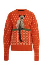 Marc Jacobs Wool Cat-jacquard Knit Sweater
