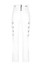 Isabel Marant White High Waisted Brandenburg Jeans