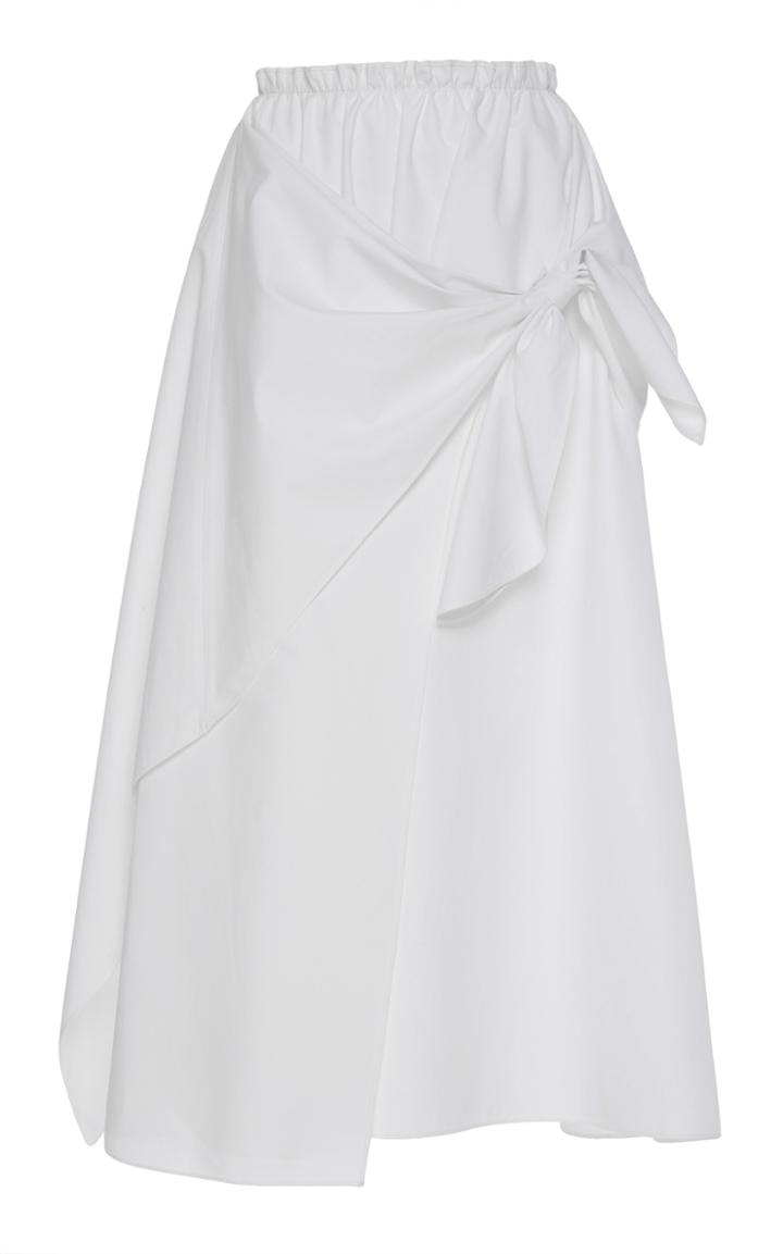 Dice Kayek Bow Midi Skirt