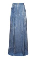 Dalood Asymmetric Denim Shorts