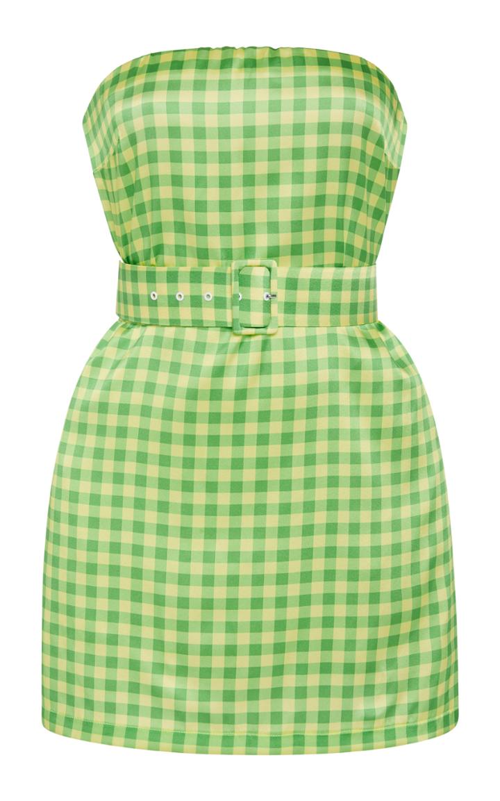 Bernadette Antwerp Carrie Checked Silk-blend Dress