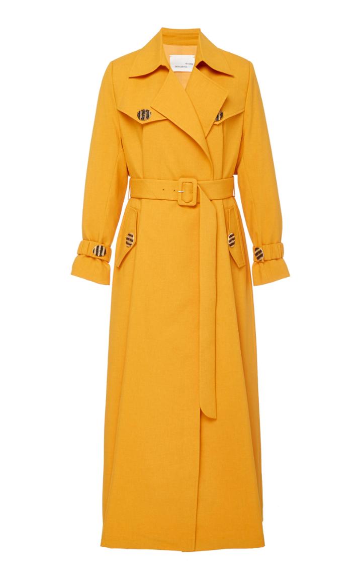 Moda Operandi Bouguessa Long Belted Trench Size: S