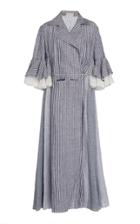 Rahul Mishra Brewster Stripe Trench