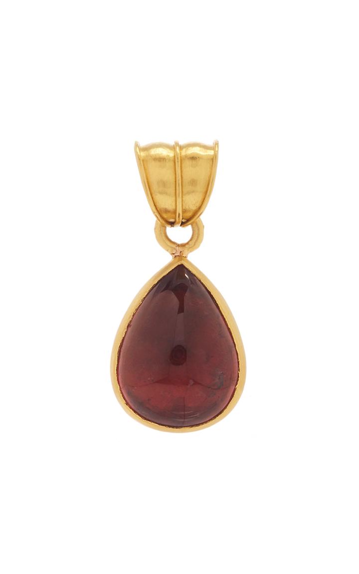 Prounis Rose Tourmaline Tear Pendant
