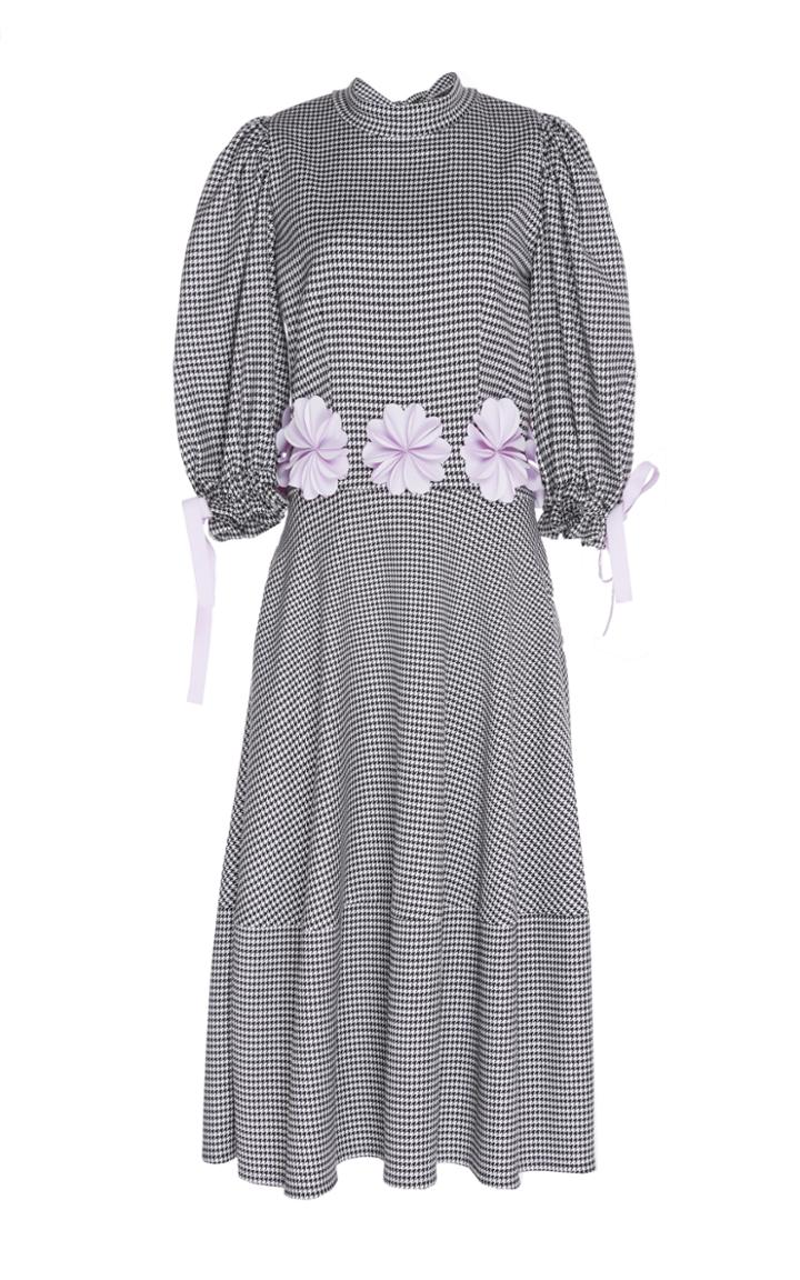 Paskal 3d Flower Midi Dress