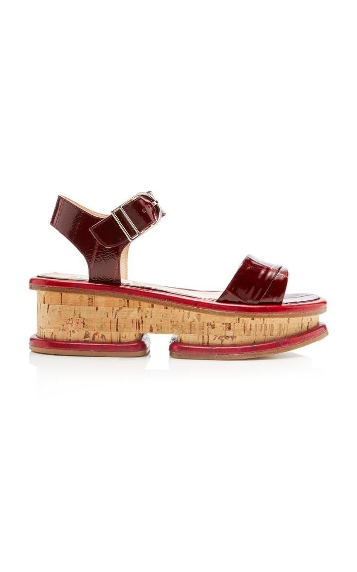 Gabriela Hearst Bradley Cork Leather Platforms