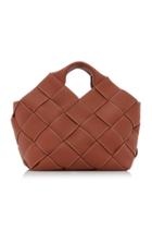 Loewe Woven Leather Basket Top Handle Bag