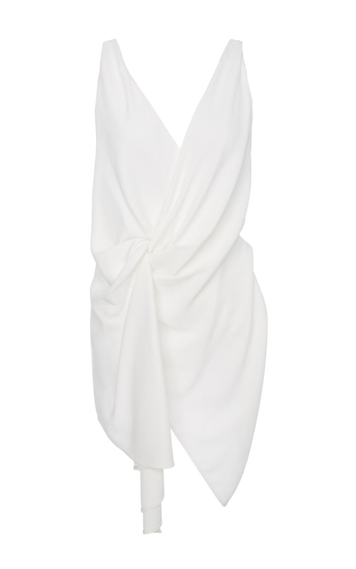 Khaite Freddie Twisted V-neck Top