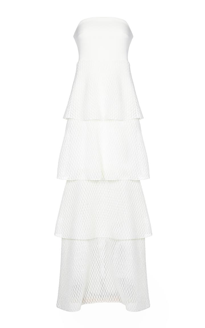 Safiyaa Lotus Long Tiered Dress