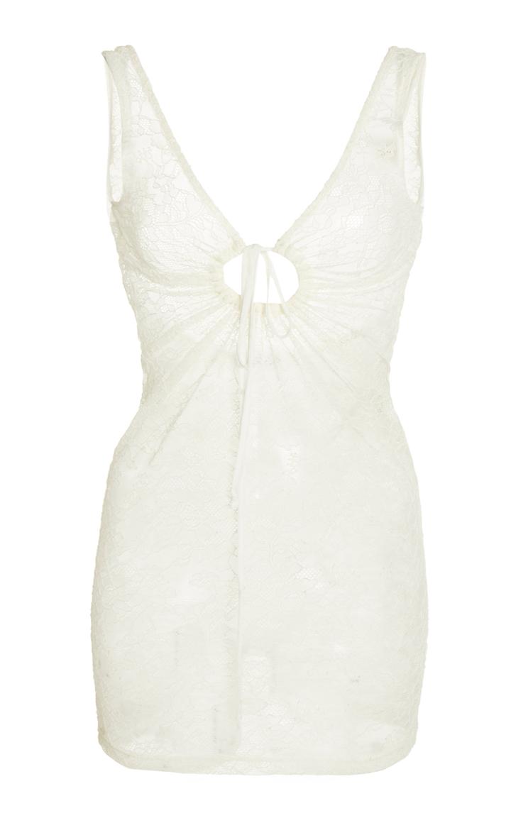 Moda Operandi Saks Potts Pamela Lace Mini Dress