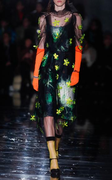 Prada Embellished Dress Ensemble