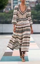 Moda Operandi Ulla Johnson Delfina Striped Crochet Dress