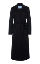 Prada Belted Wool-felt Coat Size: 38