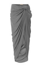 Michael Kors Collection Crepe De Chine Sarong Skirt