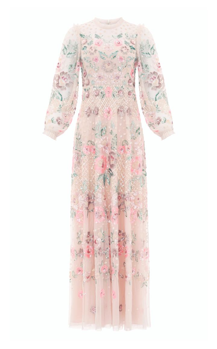 Moda Operandi Needle & Thread Rosalie Sequin-embellished Gown Size: 6