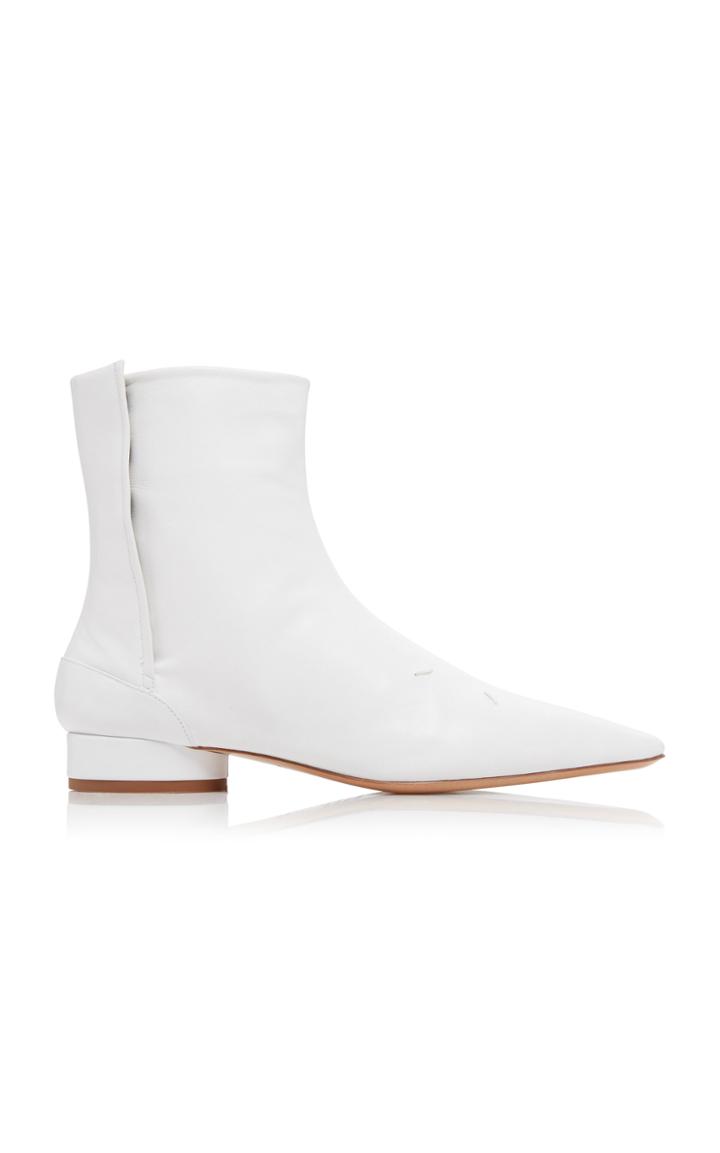 Maison Margiela Soft Leather Ankle Boots