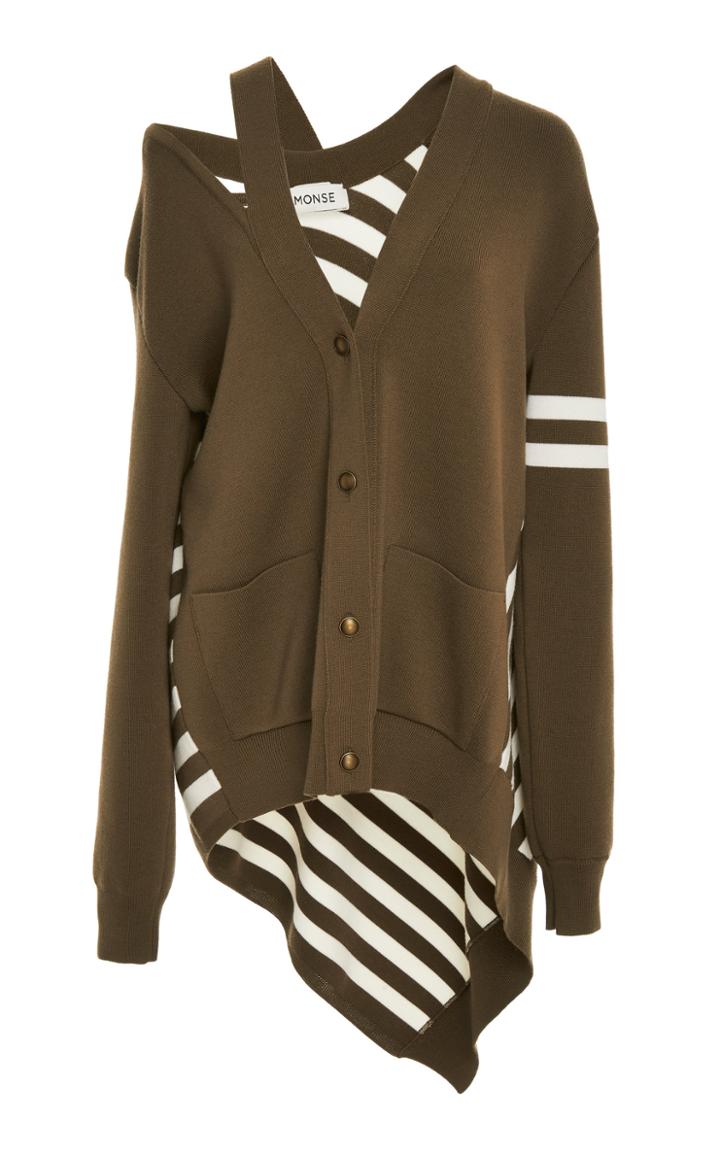 Monse Cape-back Cardigan