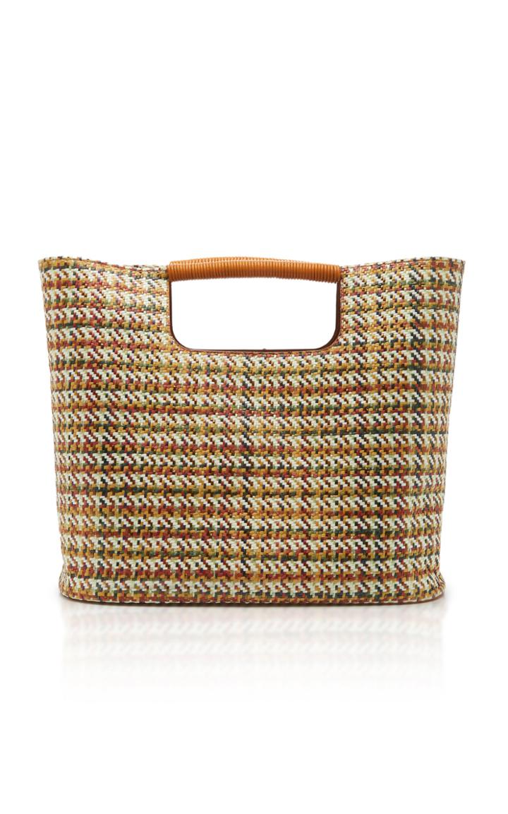 Simon Miller Birch Medium Raffia Tote