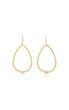 Ilias Lalaounis 18k Gold And Blue Topaz Pear Shaped Earrings