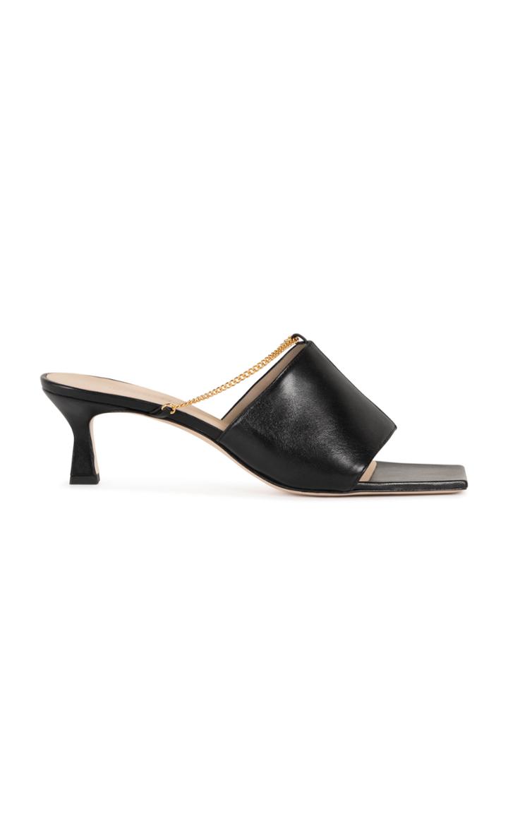 Wandler Isa Embellished Leather Sandals