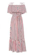Mds Stripes Rebecca Ruffle Dress