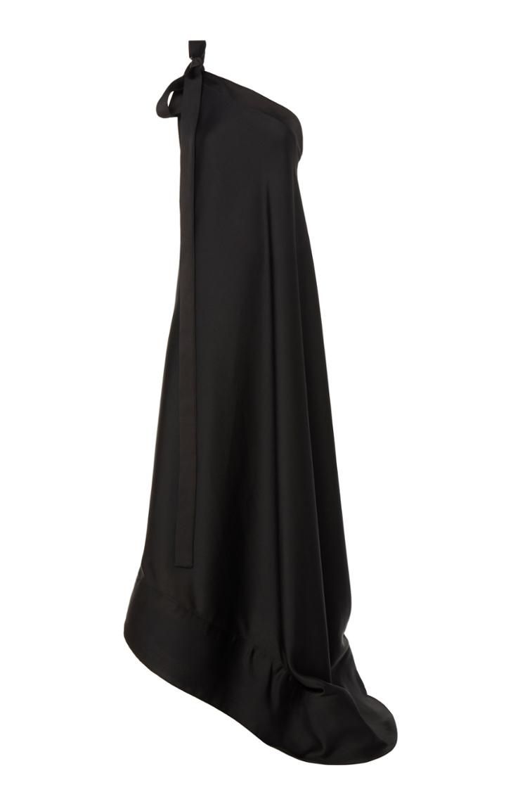Cult Gaia Florence Tie-shoulder Asymmetric Maxi Dress