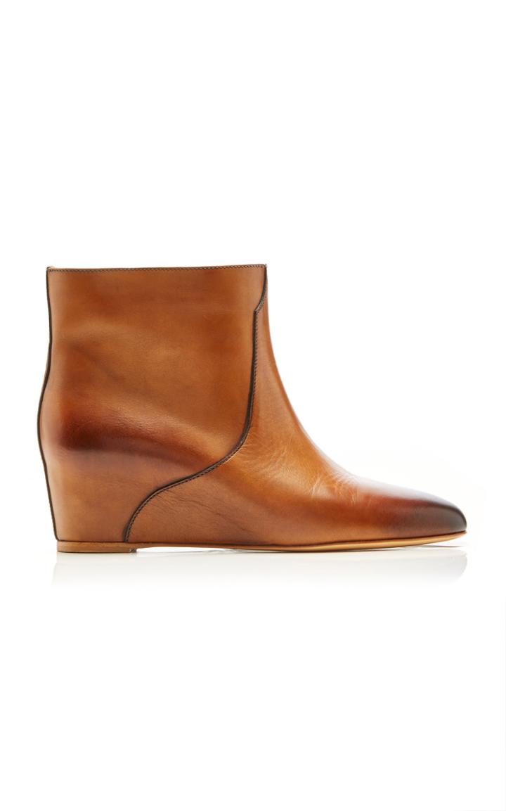 Gabriela Hearst Gorkin Leather Ankle Boots