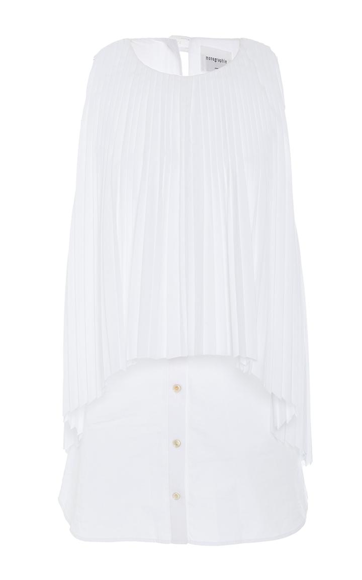 Monographie Pleated Layer Tank Top