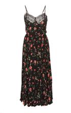 Michael Kors Collection Floral Silk Midi Dress