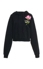 Off-white C/o Virgil Abloh Floral Cotton Hoodie