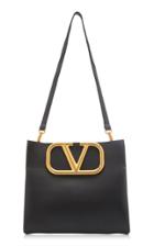 Valentino Supervee Leather Shoulder Bag