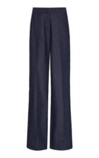 Moda Operandi Prabal Gurung Pintucked Cotton Straight-leg Pants Size: 0