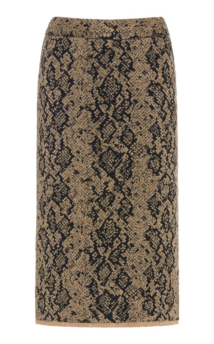 Moda Operandi Dundas Printed Jersey Pencil Skirt Size: 36