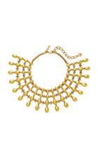 Oscar De La Renta Dot Gold-tone Necklace