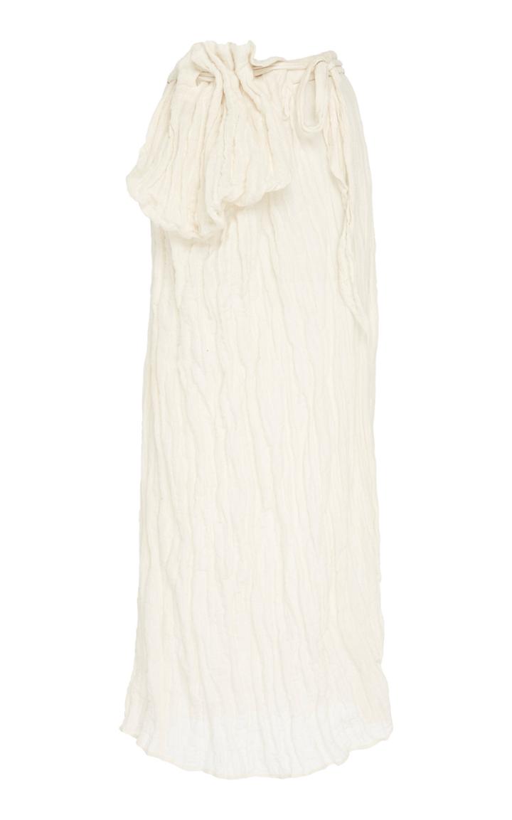 Acne Studios Inda Crinkled Gauze Midi Skirt