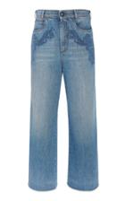 Etro Dorset Embroidered High-rise Cropped Jeans