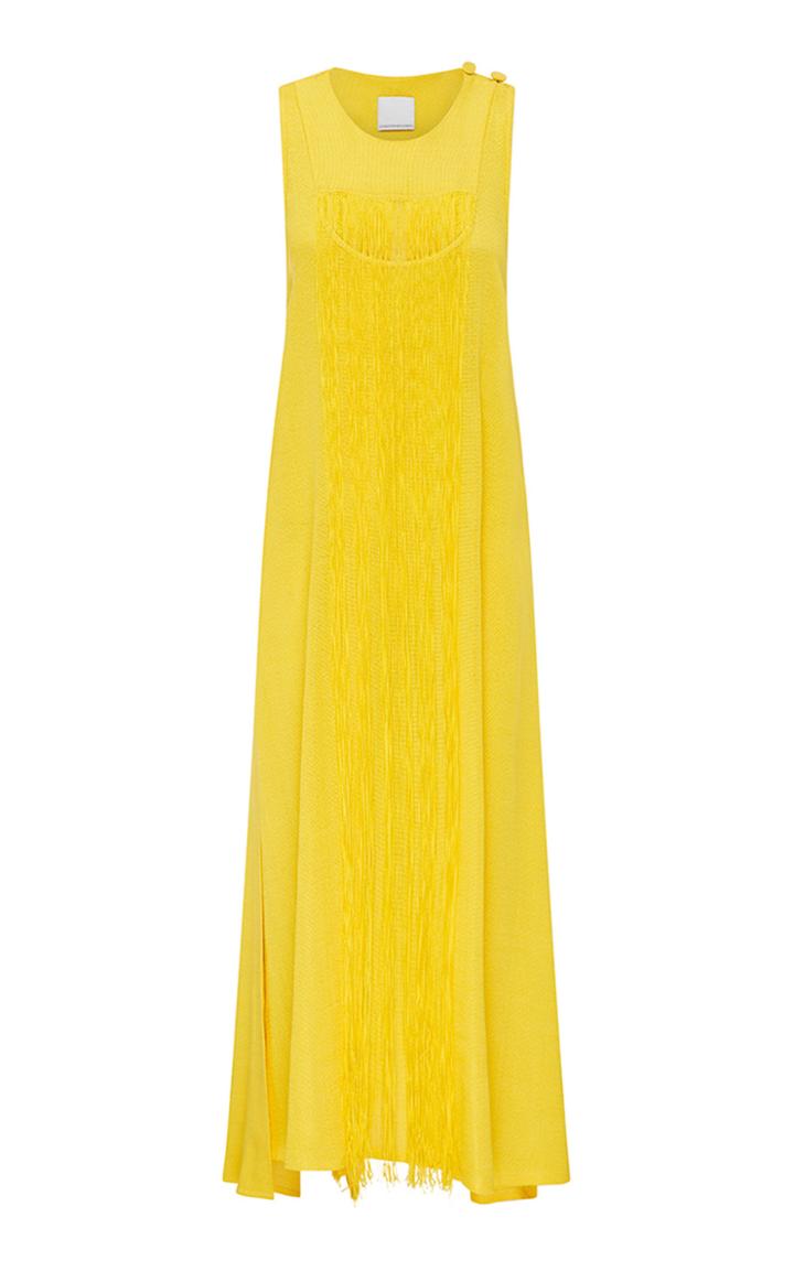 Christopher Esber Tasseled Weave Tank Dress