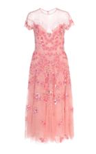 Zuhair Murad Sequined Silk-blend Tulle Midi Dress